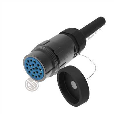 19-Pin Socapex Power Extension Cable with PVC Housing Copper Electrical Plug and Multipin Male Female Connectors IP67 Level