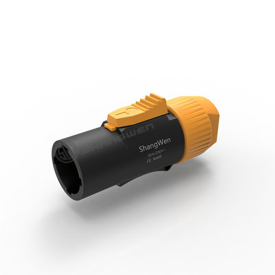 Connettore di alimentazione impermeabile IP65 sigillato 3 conduttore con presa maschile Powercon