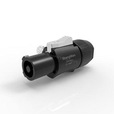 Connessione idraulica a 3 pin maschile con uscita nera
