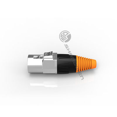 IP65 IP67 connessione del telaio Ethernet impermeabile maschio presa del pulsante in metallo