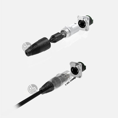 IP67 Acque resistenti Rj45 Ethernet Chassis Connector Utilizzare in ambienti interni