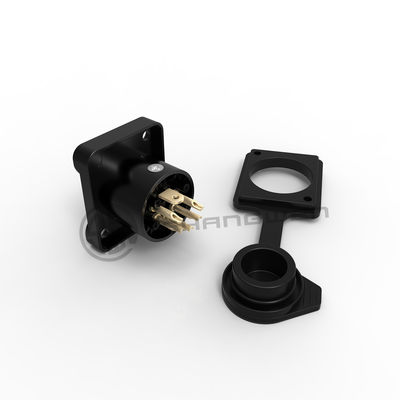 Audio XLR connettore esterno impermeabile 5 pin connettore maschio presa