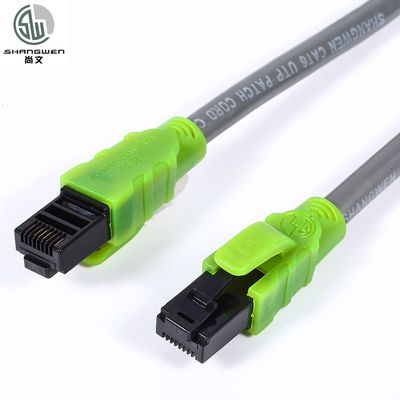 Cable di patch Ethernet luminoso 4P PVC LSZH Jacket Cable di rame ad alta velocità