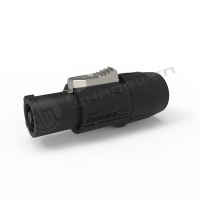 Spina Powercon impermeabile CQC、CE、UL Connettore nero 250v 20A