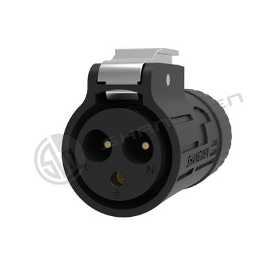 Connettore di alimentazione IP67 a 3 pin nero
