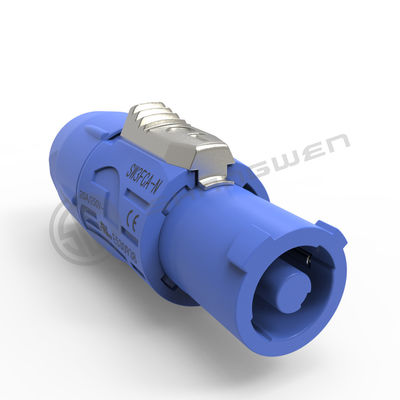 Connettore di alimentazione circolare stabile 3 pin Powercon maschio per interni