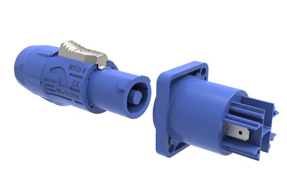 IP44 connettore di alimentazione circolare interno con presa maschile Powercon elettrico