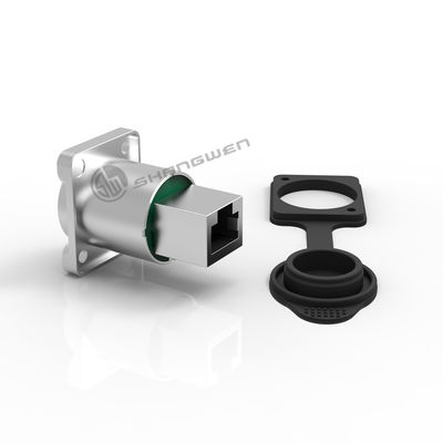 Femminile connettore industriale impermeabile Rj45 per telaio industriale esterno