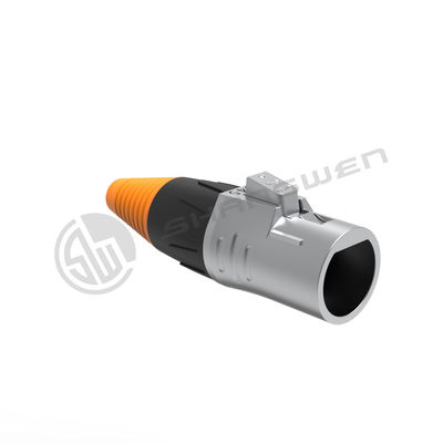 Metallo esterno IP65 IP67 impermeabile RJ45 Segnale del connettore Maschio Ethernet Femminile Chassis Cable di fibra ottica connettore Ethernet Plug
