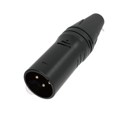 Logo personalizzato Acqua resistente all'aria aperta 3 pin XLR Male Connector 7.5A Power Audio Video Female Socket con alloggiamento in lega di zinco