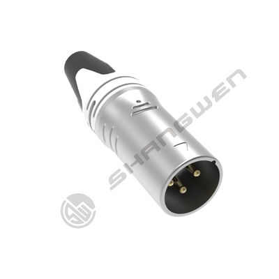 Acqua resistente 3 Pin XLR Plug Adaptore di presa femminile IP65 DMX Pannello di montaggio cavo audio connettore materiale di lega esterno