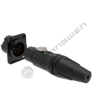 Accessori elettronici industriali connettori audio video a 6 pin XLR protezione interna IP40 presa a 6 poli maschio femmina