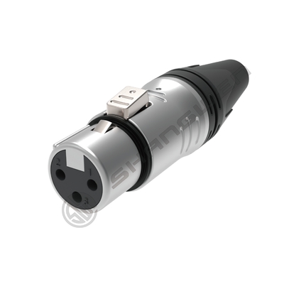 Piccolo connettore di alimentazione XLR esterno impermeabile 3 pin connettore di presa maschile