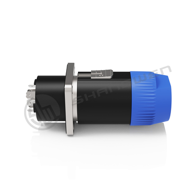 Connettore altoparlante femmina rotondo con cavo di bloccaggio a vite personalizzato in metallo IP40, 40A 50A 8 pin, connettore altoparlante OEM ODM