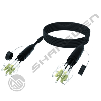 Cable Reel portatile in fibra ottica con connettore SC/LC/FC e 4/6/8 Core Multimode OM2/OM3/OM4