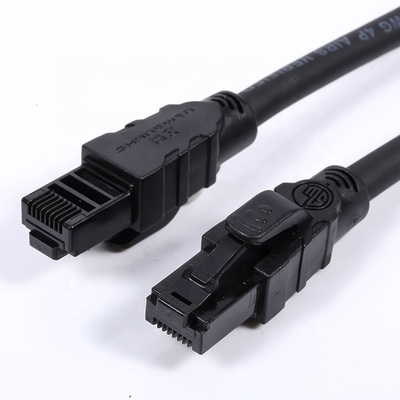 Cavo patch Ethernet Cat5E UTP tondo 24AWG UTP morbido 4 coppie CE UL Multiple Copper Twist 100% rame senza ossigeno Cavo Cat5E