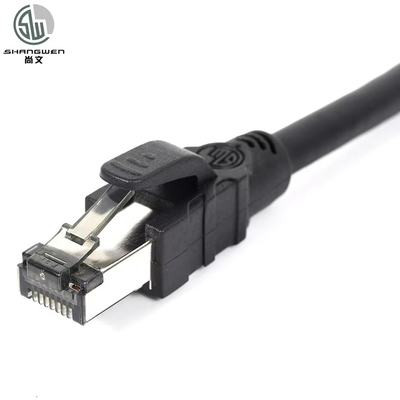 Cavo patch cord Ethernet di rete Internet Cat5e FTP RJ45 24AWG 4P 4 coppie CE UL Multiple Copper Twist Soft CCA BC Conductor