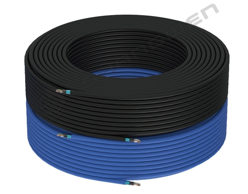 Cavo di rete Ethernet CAT6A schermato FTP SFTP 24awg Blu Nero 8 conduttori Patch Cord