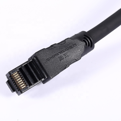 Cavo Cat6a 24awg UTP PVC Jacket 4 coppie CE UL MultipleTwist 100% Rame Puro Senza Ossigeno per Interni Blu Nero Ethernet Network