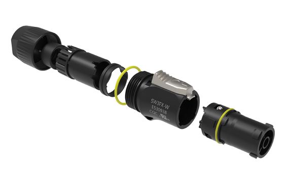 Outdoor 3Pin Power Waterproof PowerCon True1 High Current Capacity Lockable Triple Core 20A 250V True IP65 Waterproof Connector