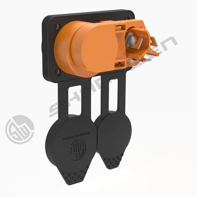 IP65 Outdoor Triple Core 2-in-1 Electrical Connection Lockable PowerCON TRUE1 Chassis Connector with Male Female Pins