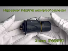 Connettore maschile femminile ad alta potenza IP65 IP67 3 Core Connettore impermeabile esterno