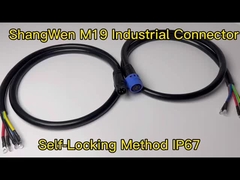 M19 connettore elettrico femminile IP67 6 pin connettore impermeabile industriale