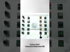 Audio Industrial Rj45 Female Connector Waterproof Panel Mount