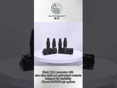 Accessori per connettori femminili a forma di D IP67 in nero/giallo Pacchetto di 10 pezzi