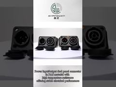 Ip65 connettore di alimentazione elettrico impermeabile connettore femminile del telaio